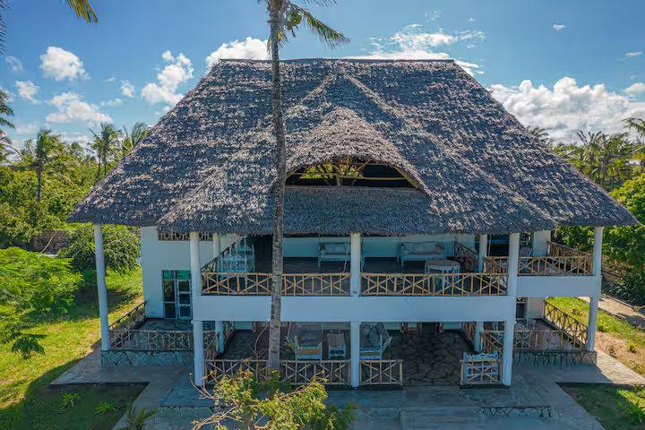 Poolside resort villa